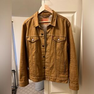 Levi Denim Jacket—Tan, Large